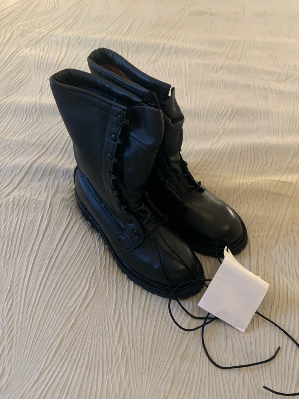 NWT Vintage 90s Army Intermediate Cold Weather Black Waterproof/Insulated boots